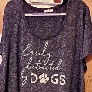 Plus size short sleeve top